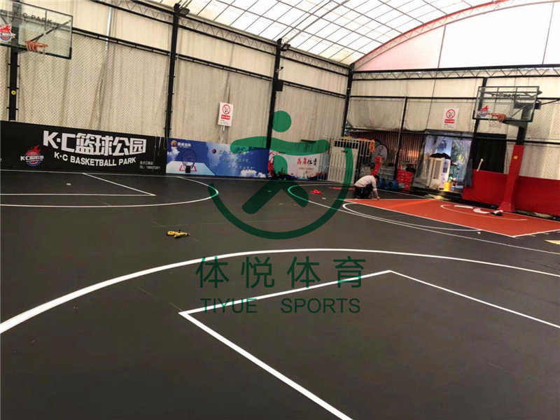 KC籃球公園金沙江路籃球場施工和迪卡儂總部網球場施工-上海體悅體育 KC籃球公園金沙江路籃球場施工和迪卡儂總部網球場施工-上海體悅體育